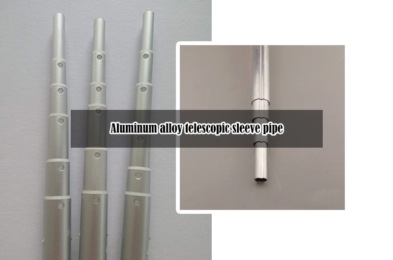 Aluminum alloy telescopic sleeve pipe